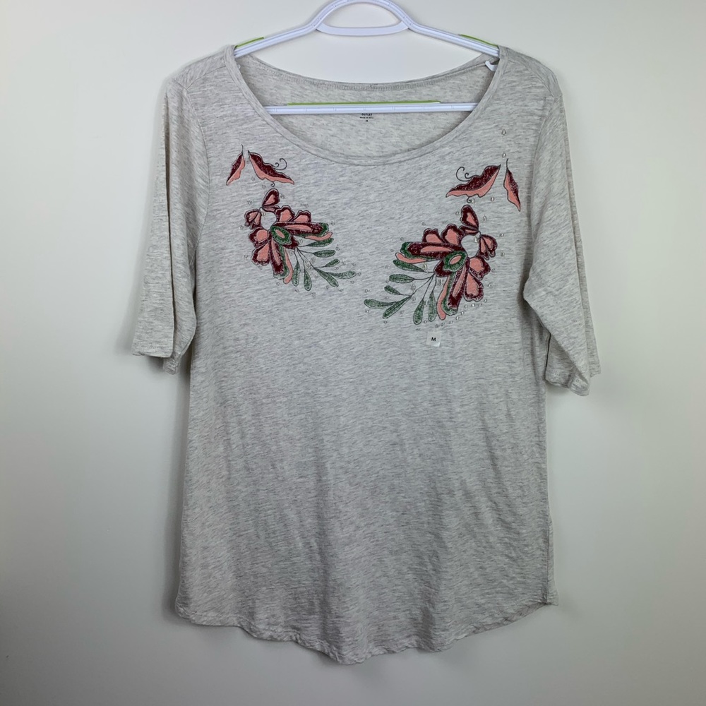 NWOT LOFT floral blouse